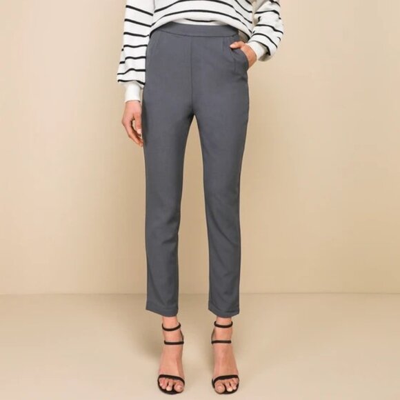 High-Waisted Trouser Pants - Picture 1 of 1